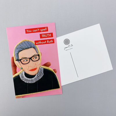 RBG Cookie Art Postcard - Limited Edition