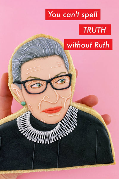 RBG Cookie Art Postcard - Limited Edition